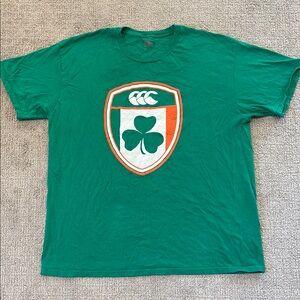Canterbury Green T-Shirt with Shamrock Logo